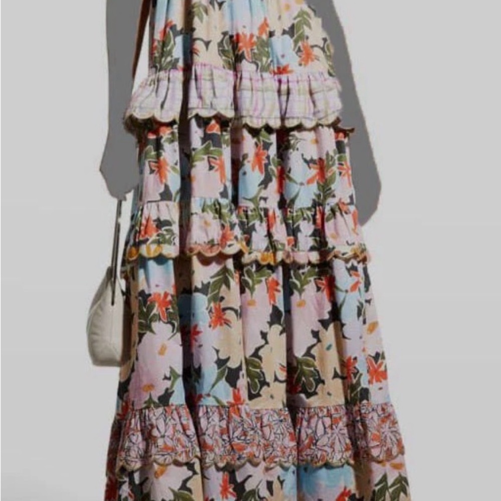 Celia B Floral Tiered Maxi Dress